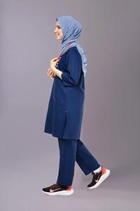 ชุดเครื่องแบบพยาบาลมุสลิมสำหรับผู้หญิงชุดผ้าสครับพยาบาลพิมพ์โลโก้ตามสั่ง - Product Image 2