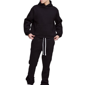 Survêtements d'hiver pour hommes Jogger Sets Hoodie Sweatpants Cargo Pants Printed 100% Cotton Breathable Lightweight Training Jogging - Product Image 1