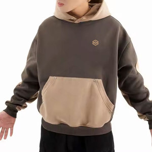 Venta al por mayor Tasa de Sudadera con capucha de gran tamaño Casual Hip Hop Streetwear Sudadera con capucha de gran tamaño por encargo Sudaderas con capucha de gran tamaño - Product Image 2