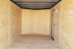 New/used 5m Enclosed Aluminum/Fiberglass Ice Cream Cargo Vending <b>Trailer</b> Mobile Kitchen Insulated Compartments Rust Resistant - Product Image 6