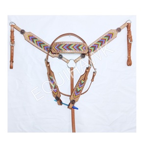Modelo de tallado de cristal de circunferencia de cuero occidental ligero de diseño personalizado para caballete de equitación ecuestre y coraza - Product Image 3