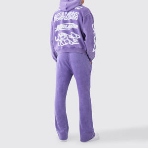 Survêtements en coton sérigraphié personnalisé Ensemble d'hiver respirant et lourd pour hommes Fonction de séchage rapide Conception personnalisée Adultes - Product Image 2