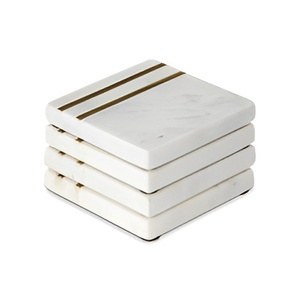 Modern Trending Best Quality Handicrafts Marble Tea <b>Coaster</b> <b>Agate</b> Stone <b>Coaster</b> Stone <b>Coasters</b> From India Mats Pads 2026 - Product Image 1