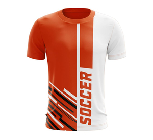 Venta al por mayor 180gsm 100% poliéster hombres camisetas transpirables de secado rápido con cuello redondo sublimación impresión estilo Formal - Product Image 2