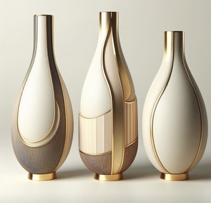 Vaisselle décorative unique Vase à fleurs en métal Nouveau design fait main Vase à fleurs en métal Salon Vente en gros Fabricant Exportateur - Product Image 1
