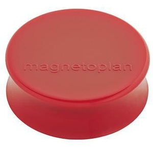 Imanes Magnetoplan Ergo Grandes 34 x 12.5 mm Ferrita Roja 2 kg Paquete de 10 - Product Image 1