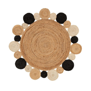 Alfombra de yute de nuevo diseño 2023, decoración del hogar sostenible y ecológica, acento para un espacio vital natural y elegante - Product Image 2