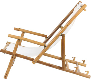 Chaise de jardin pliante en bambou, légère, portable, siège d'extérieur, traitée anti-UV, mobilier éco-responsable, tailles personnalisées disponibles - Product Image 4