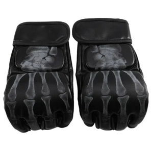Black & White Fighting MMA Boxeo Deportes Guantes de cuero Tiger Muay Thai fight Box mma guantes - Product Image 4