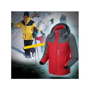 Veste de randonnée neige chaude double couche avec fermeture à glissière plus longue Veste à capuche Soft Shell - Product Image 6