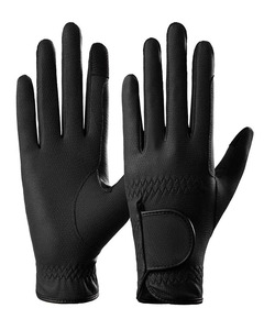 Professional Equestrian Horse Riding Gloves Custom Horse-Riding Gloves <b>Synthetic</b> <b>Leather</b> for Men 2024 Customized Design - Product Image 4