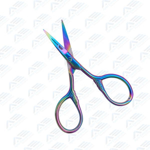 Proveedor de productos para el cuidado de la belleza, tijeras para manicura de cutículas curvas para cejas, Tijeras para uñas, tijeras finas para mujer - Product Image 6