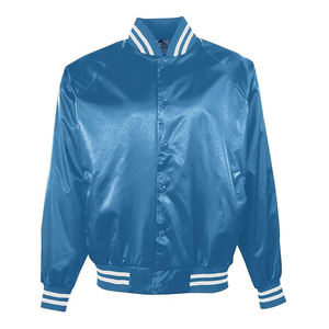 แจ็กเก็ตทีมตัวแทนหนัง PU สีน้ำเงินและเหลืองสำหรับผู้หญิงผู้ชายเสื้อแจ็คเก็ตมีตัวอักษรสีส้มแบบใหม่2025 - Product Image 1