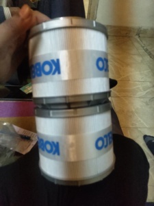 Pour les pièces de machines de construction Kobelco modèles de filtre à élément HYD YN52V01016R610 et YN52V01016R100 - Product Image 6