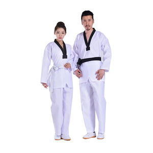 ชุดคอตตอนศิลปะการต่อสู้ยูโดชุดฝึกสไตล์ใหม่สำหรับคาราเต้และเทควันโด - Product Image 1