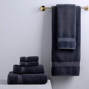 Ensemble de 6 serviettes de bain en coton peluche luxueusement douces débarbouillettes ultra-absorbantes pour le confort quotidien et l'élégance de la salle de bain - Product Image 5