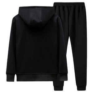 2025 nouveau survêtement uni de meilleure qualité en gros avec 100% coton disponible avec plusieurs couleurs prix bon marché survêtement pour hommes - Product Image 3