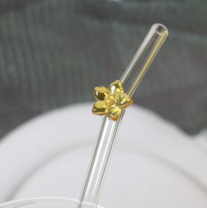 Pailles en verre borosilicate réutilisables de qualité commerciale résistantes aux chocs, résistantes à la chaleur, 100 % sans danger pour les aliments, écologiques - Product Image 2