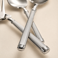 Ensemble de couverts en acier inoxydable 304, 8 pièces, passe au lave-vaisselle, écologique, qualité alimentaire, pour mariage, maison, cuisine, restaurant