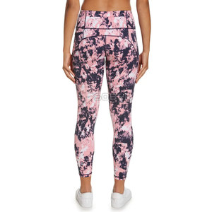 Mallas de gimnasio para mujer de cintura media, tela de punto ajustada de compresión informal, realce, ligero, transpirable, características bajas hechas en fábrica - Product Image 3