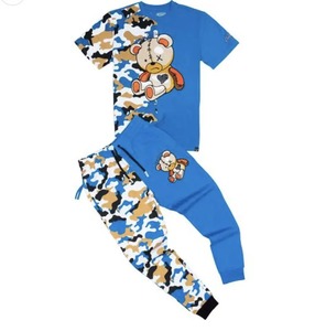 Vente en gros T-shirt et pantalon unisexe décontracté, T-shirt et pantalon personnalisés pour hommes - Product Image 3