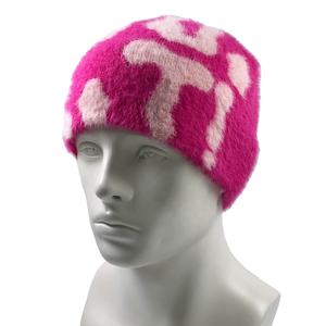 Chapeau en mohair brodé avec logo personnalisé de haute qualité, chaud, respirant, imperméable, pour faible MOQ, vente en gros, nœuds, camouflage - Product Image 4