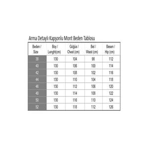 19268 Veste longue à capuche blindée noire, style trench - Product Image 5