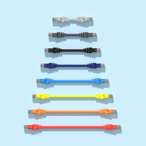 Cat7 Network Cable 10Gbps 600MHz Shielded RJ45 Patch Cord For Computer Switches - Product Image 2