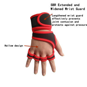 2024 venta al por mayor medio dedo Fitness entrenamiento deportes culturismo entrenamiento logotipo personalizado ciclismo gimnasio guantes de levantamiento de pesas hombres - Product Image 4