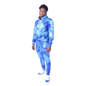 Hot Deal Confortable Coton Polaire Survêtement Entièrement Coupe-Vent Survêtement Hiver Tie-dye Oem Imprimé Sportswear Gym Survêtements - Product Image 6