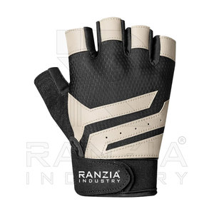 Workout Gym Weightlifting Gloves Silicone Print Palm Enhanced Protection Shock Absorbing New Design Fitness for Men and Women - Product Image 2