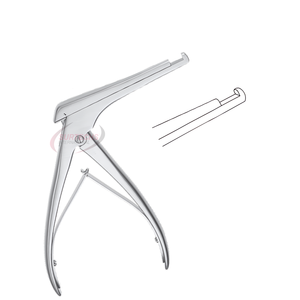 Rongeur Manual KERRISON de 5 mm |   Punzón Óseo para Neurocirugía ENT |   Instrumento Quirúrgico de Precisión de Acero Inoxidable - Product Image 1