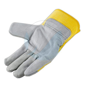 Doigt complet Gants de sécurité en gros Gants de sécurité respirants Gants de sécurité en cuir durable - Product Image 3