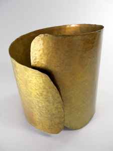 Stylish Cuff Cut Brass Round <b>Charm</b> Bracelet <b>Heart</b> Cut Trendy India Art Place Women's Jewelry Gift Fashion Accessory Handmade - Product Image 2