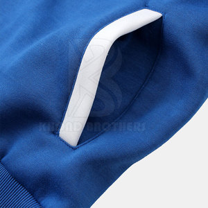 Haute qualité hommes 100% coton sweats à capuche conception personnalisée hiver tenue décontracté motif solide à capuche Style usine en gros nouveauté - Product Image 5