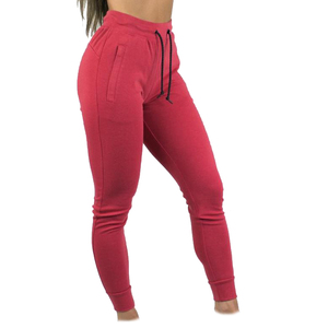 Pantalones deportivos ajustados de algodón para mujer, ropa de gimnasio, con logotipo personalizado, venta al por mayor - Product Image 4