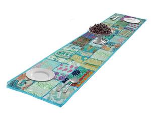 Hand Crafted Rajasthani Patchwork Embroidered Table Runner Traditional Indian Decorative Runner with Vibrant Textiles - Product Image 2