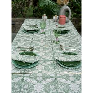 Lujo Impreso Jacquard Sitaron Ki Raat Mantel No tejido Cuadrado Banquete DE BODA Hoteles - Product Image 4