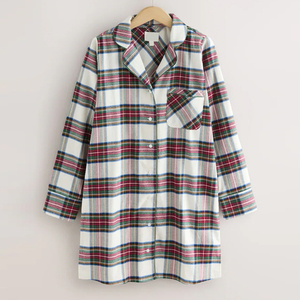 <span class=keywords><strong>Camicia</strong></span> <span class=keywords><strong>da</strong></span> <span class=keywords><strong>Notte</strong></span> 100% Cotone per Donna, Pigiama a Maniche Lunghe, <span class=keywords><strong>Camicia</strong></span> <span class=keywords><strong>da</strong></span> <span class=keywords><strong>Notte</strong></span> in Flanella Organica con <span class=keywords><strong>Bottoni</strong></span> - Product Image 3