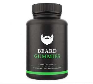 Gomitas de Biotina con Sabor a Cereza Veganas y Orgánicas de Marca Privada al por Mayor para Adultos, para un Crecimiento de Barba Más Grueso y Abundante en Hombres, 100% - Product Image 2