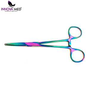 คีมผ่าตัดสแตนเลสสตีลสีรุ้งใช้ซ้ำได้ใช้พื้นฐานของเครื่องมือผ่าตัดคีม - Product Image 5