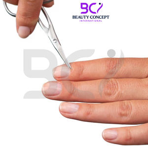 Nouvelle arrivée Ciseaux à cuticules en acier inoxydable légers et durables personnalisés lame incurvée avec pointe pointue pour les gauchers - Product Image 5