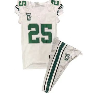 Uniforme de fútbol americano por sublimación totalmente personalizado, uniforme de fútbol americano de tela suave para hombres y mujeres - Product Image 2