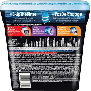 Pastillas de detergente para lavavajillas Finish Power Ball Quantum Ultimate, frotan, desengrasan, dan brillo, limpieza definitiva y sin olor en la primera aplicación. - Product Image 5