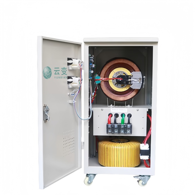 Single Phase High-precision Voltage Regulator 3kva Output 220V Industrial Fully Automatic Voltage Regulator Digital Display