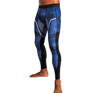 Pantalones de Compresión Largos para Hombre, Cintura Media, Elásticos, Transpirables, de Secado Rápido, Spandex, Poliéster - Product Image 2