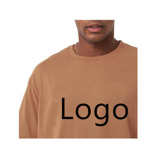 Camiseta de LICRA de algodón para hombre, camiseta de entrenamiento físico para gimnasio, logotipo personalizado de gran tamaño y patrón de letras, impresión Digital, novedad de 100% - Product Image 4