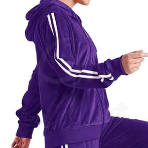 Personalizable Skinny Fit Mujer Deportes Chándal Algodón/Poliéster Ecológico Con Tela a Juego - Product Image 4