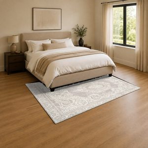 RUGS DEPOT LXDP-0739 Wholesale Multicolor Neutral Contemporary Geometric Digital Printed Machine Washable Chenille Rug Non <b>Slip</b> - Product Image 3