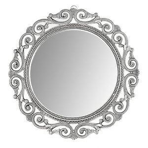 Espejo de pared de metal fundido con diseño personalizable, decorativo para el hogar, aspecto Vintage, montado en la pared, sala de estar, dormitorio, uso, espejo de pared - Product Image 2